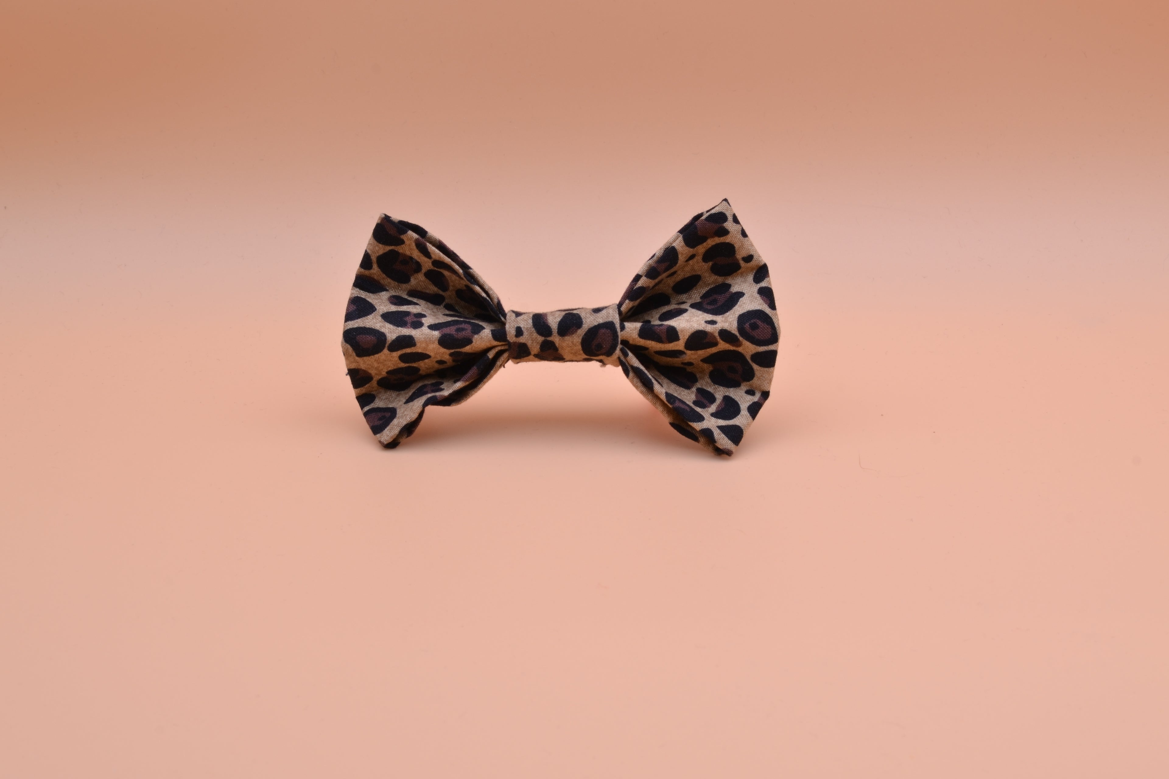 Bow Tie-Animal Print-Copper