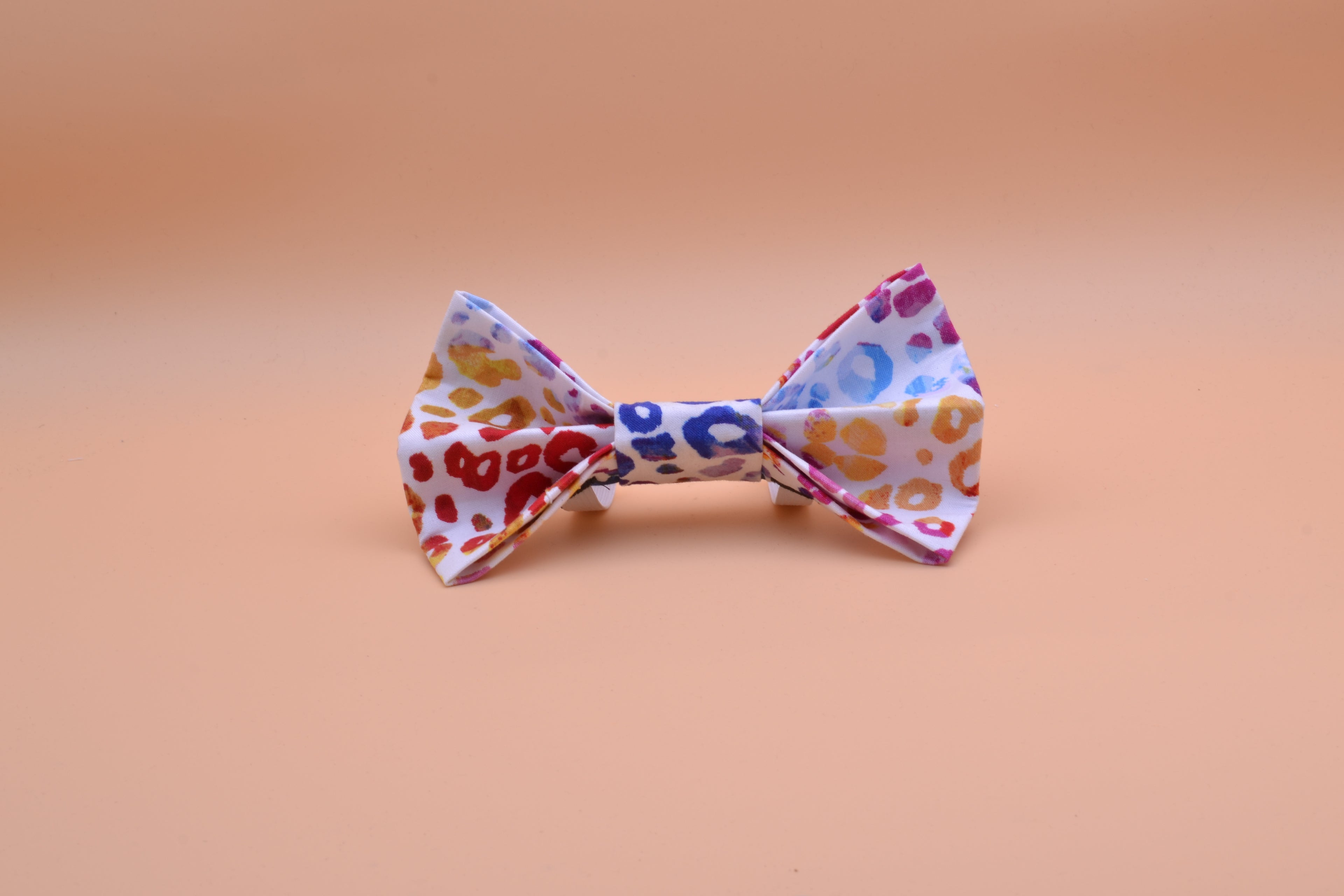 Bow Tie-Rainbow Leopard