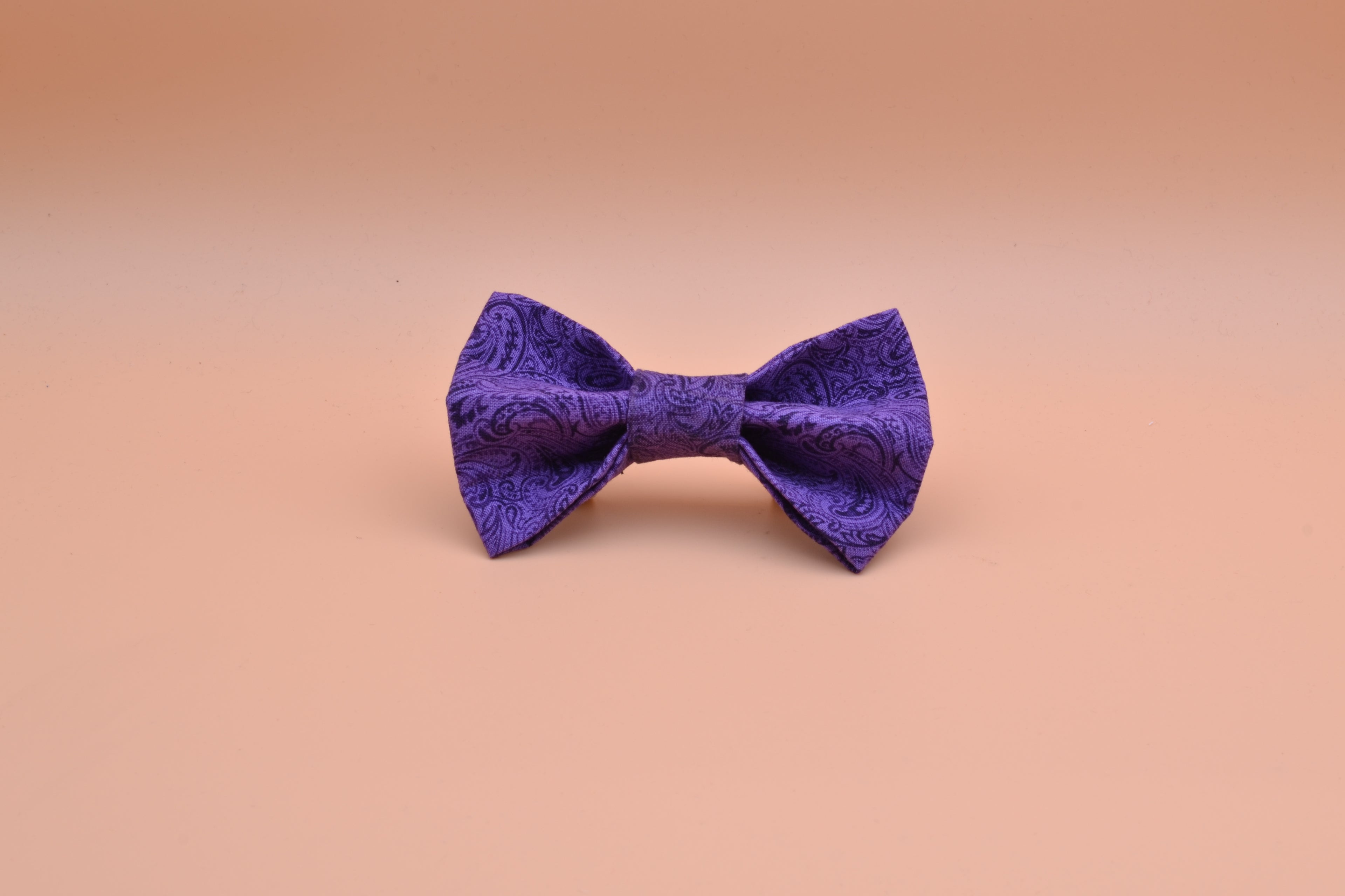 Bow Tie-Purple Paisley