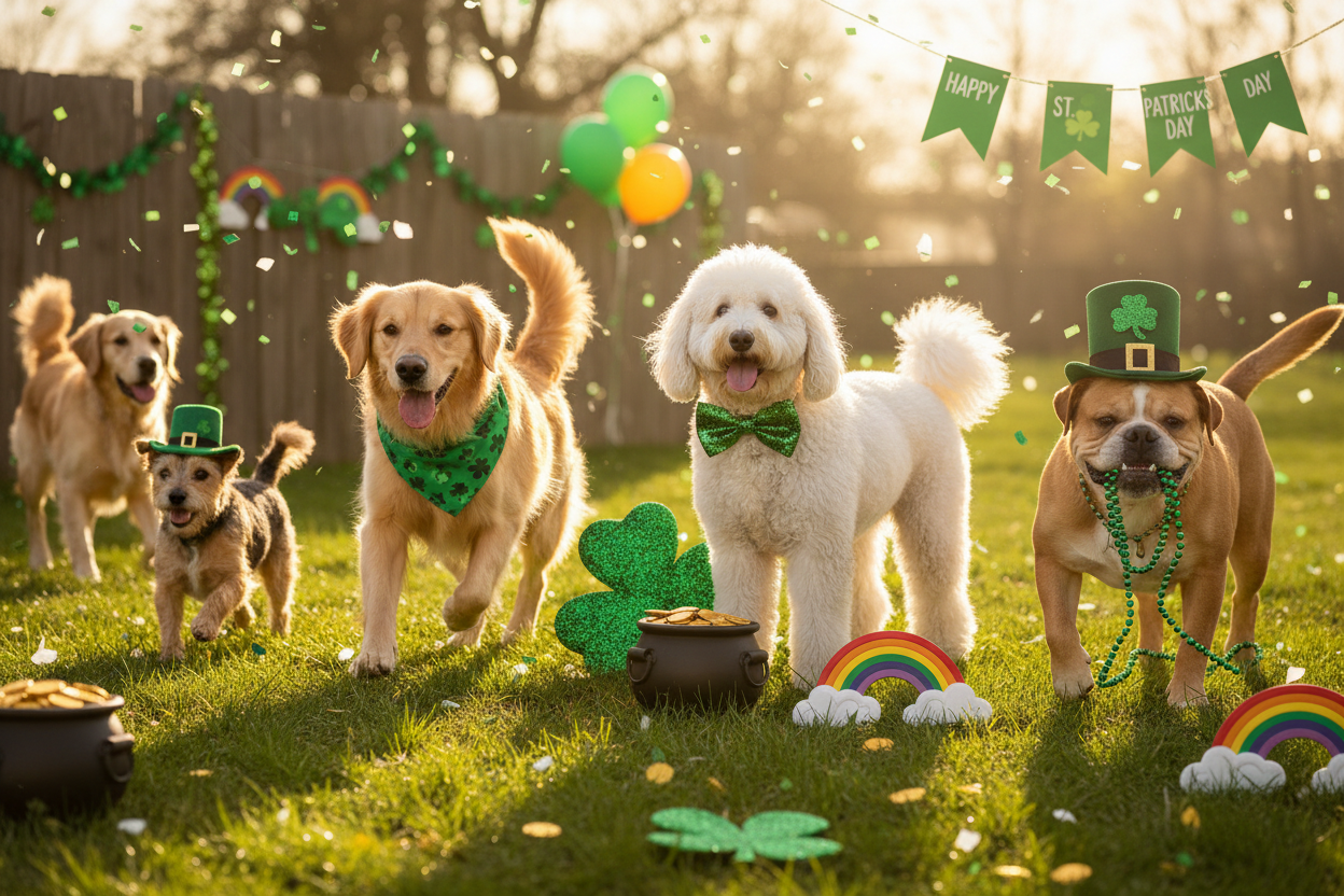 Dogs on st patrick's day
